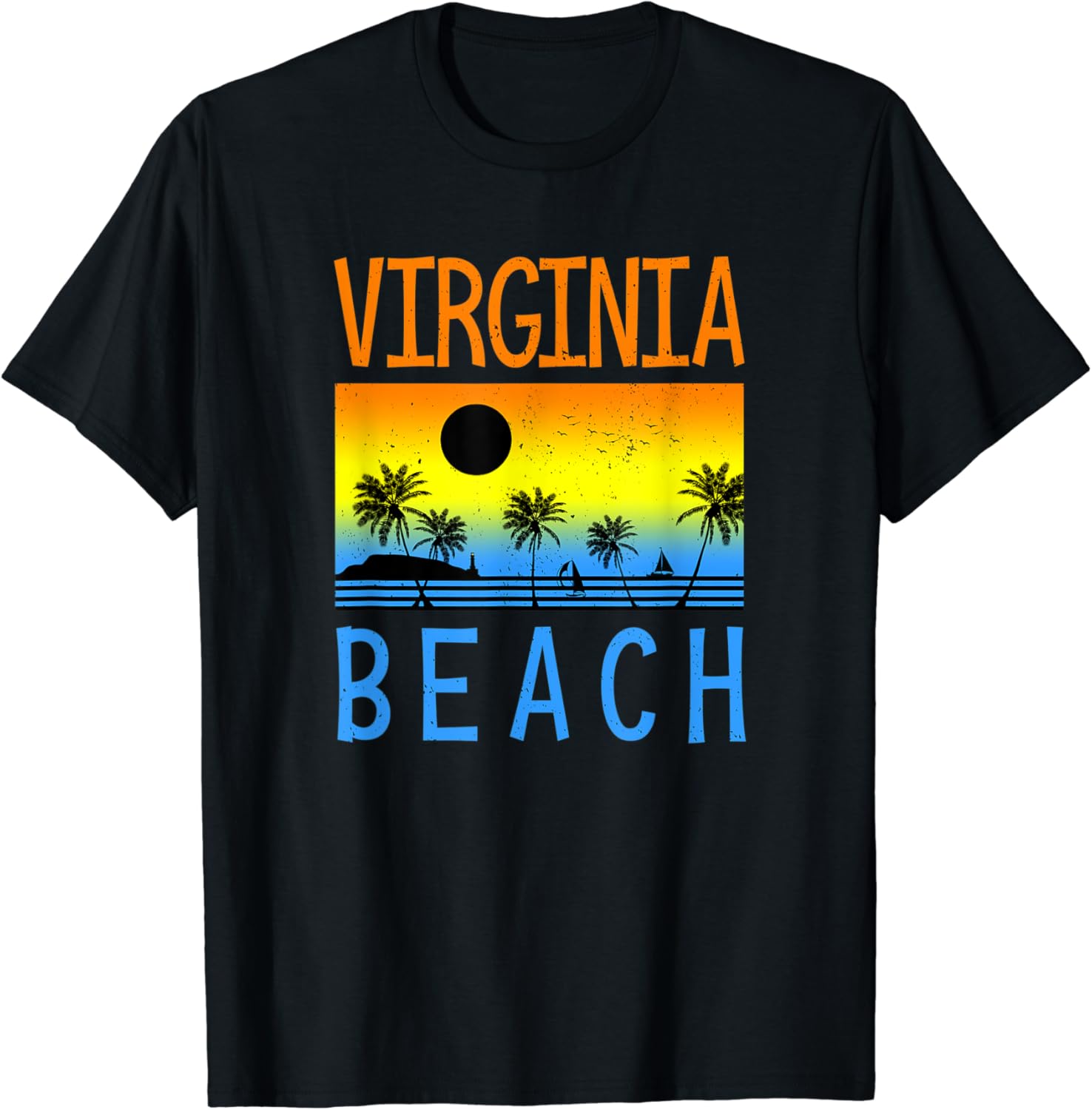 Amazoncom virginia beach tshirt virginia beach vacation souvenir gift